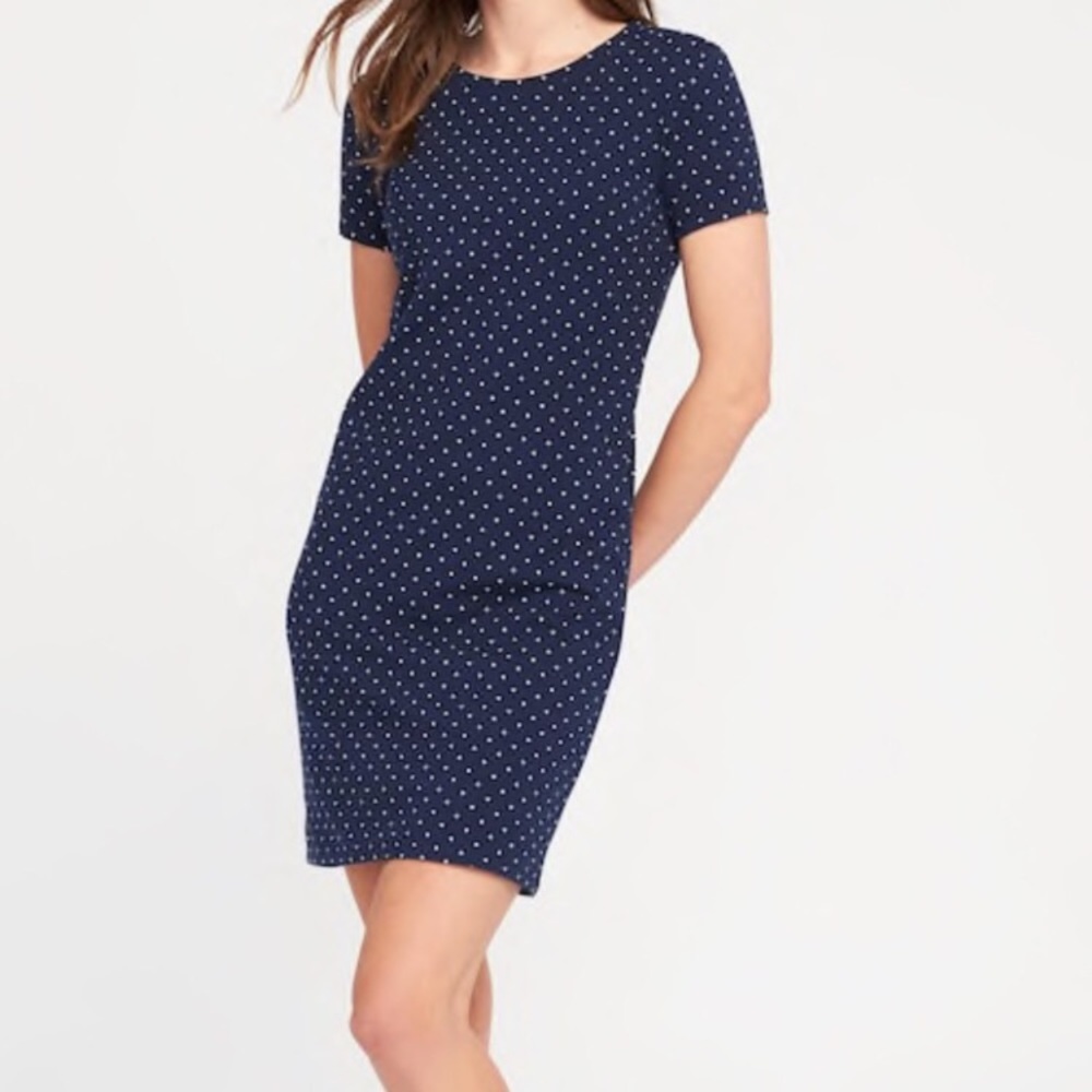 Old Navy Polka Dot T-shirt Dress NWT